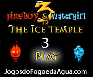 Vídeo do Jogo do Fogo e da Água 3 no Templo de Gelo