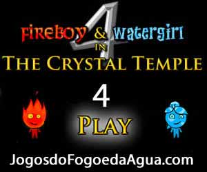 Video do Jogo do Fogo e da Água 4 no Templo de Cristal